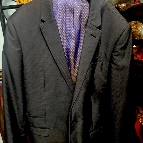 Alta Moda slim fit suit Men's Warehouse 2 button suit size 42 long pants 38 long - Picture 1 of 5